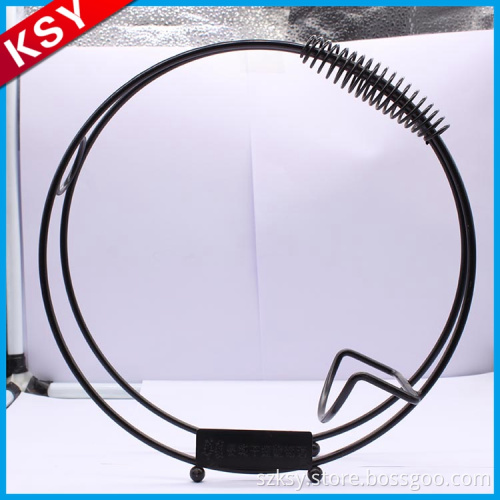Fashionable Promotional Price Display Vintage Style Shaped Black Metal Wine Bottle Racks Holder